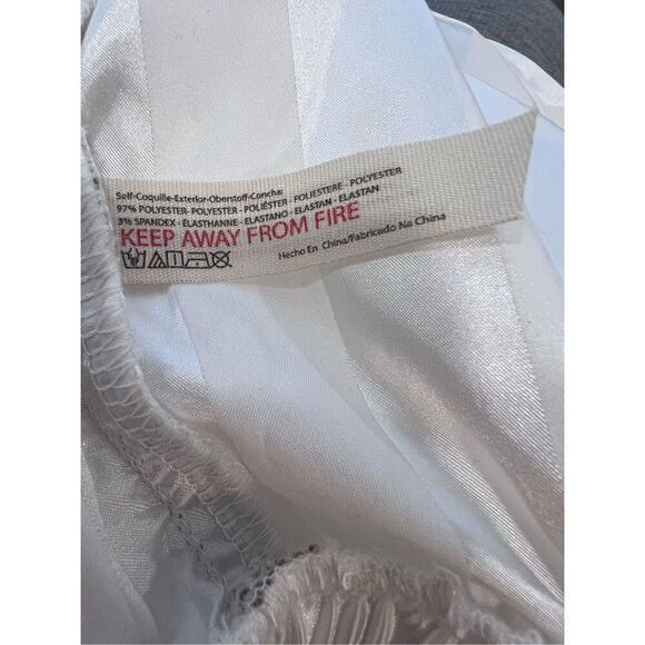 Intimately Free People Women's Ivory Striped Satin Pajama Set Size XL NWOT - Picture 7 of 8